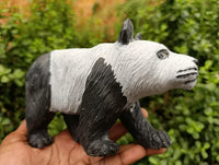 Hand Made Panda Soapstone Carving x 1 From Zimbabwe
