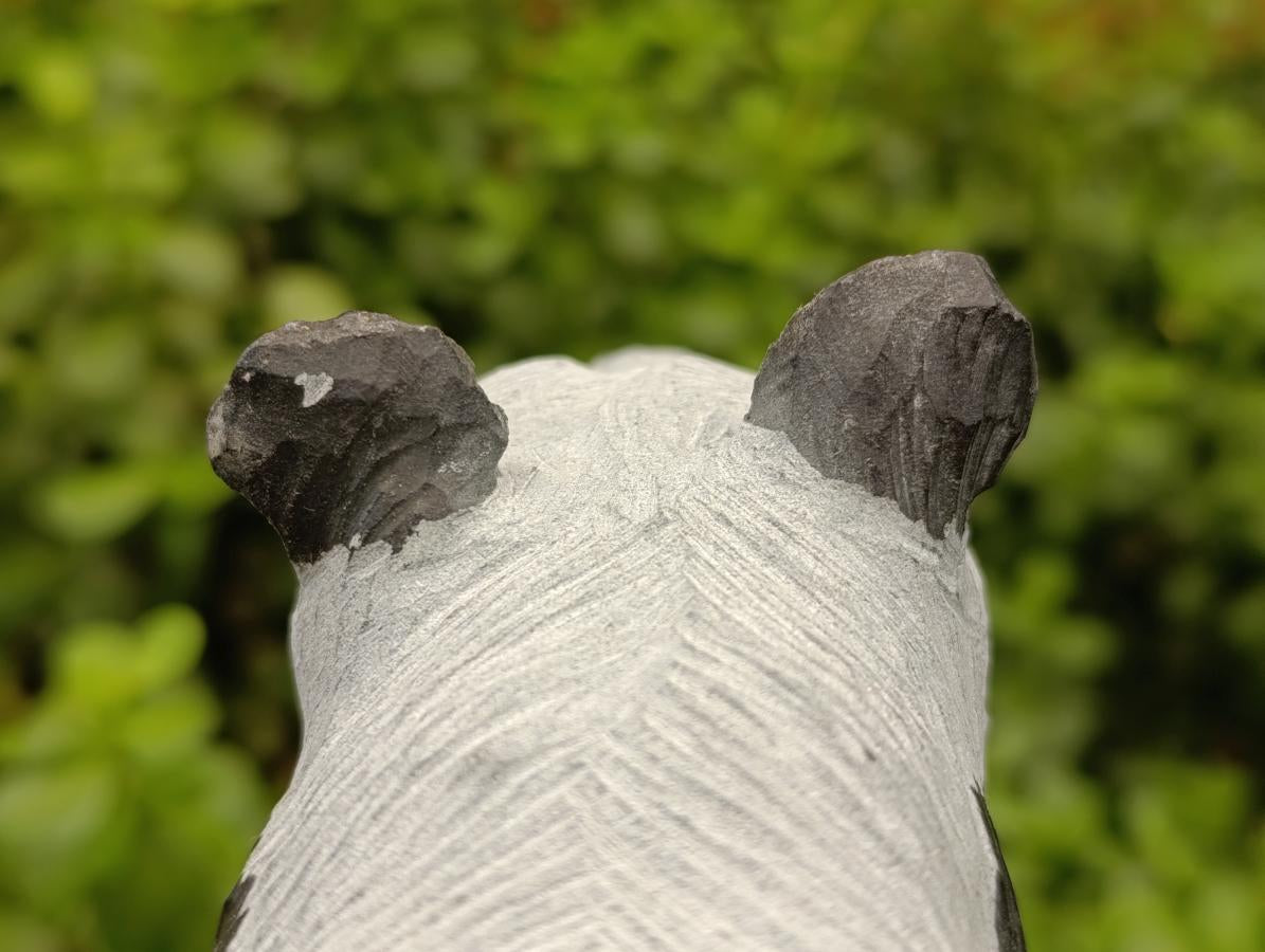Hand Made Panda Soapstone Carving x 1 From Zimbabwe