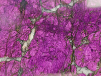 Polished On One Side Metallic Purpurite Slices x 6 From Erongo, Namibia