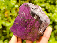 Polished On One Side Metallic Purpurite Slices x 6 From Erongo, Namibia