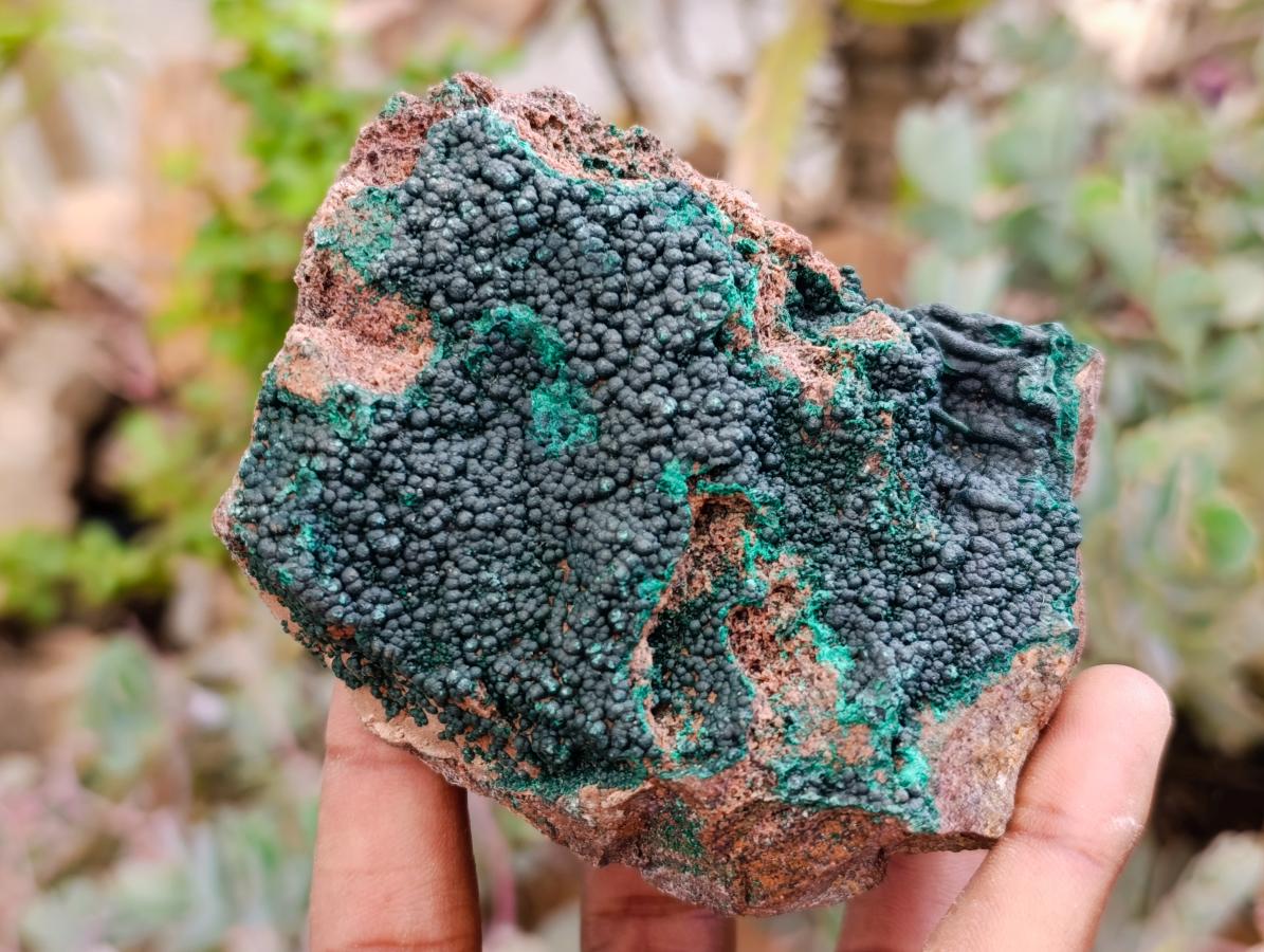 Natural Crystalline Malachite Specimens x 6 From Tenke Fungurume, Congo