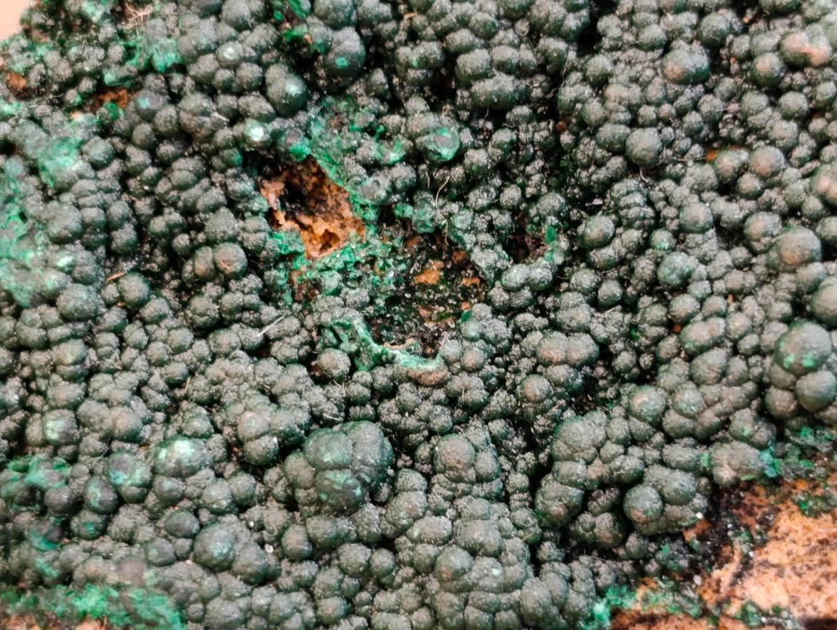 Natural Crystalline Malachite Specimens x 6 From Tenke Fungurume, Congo