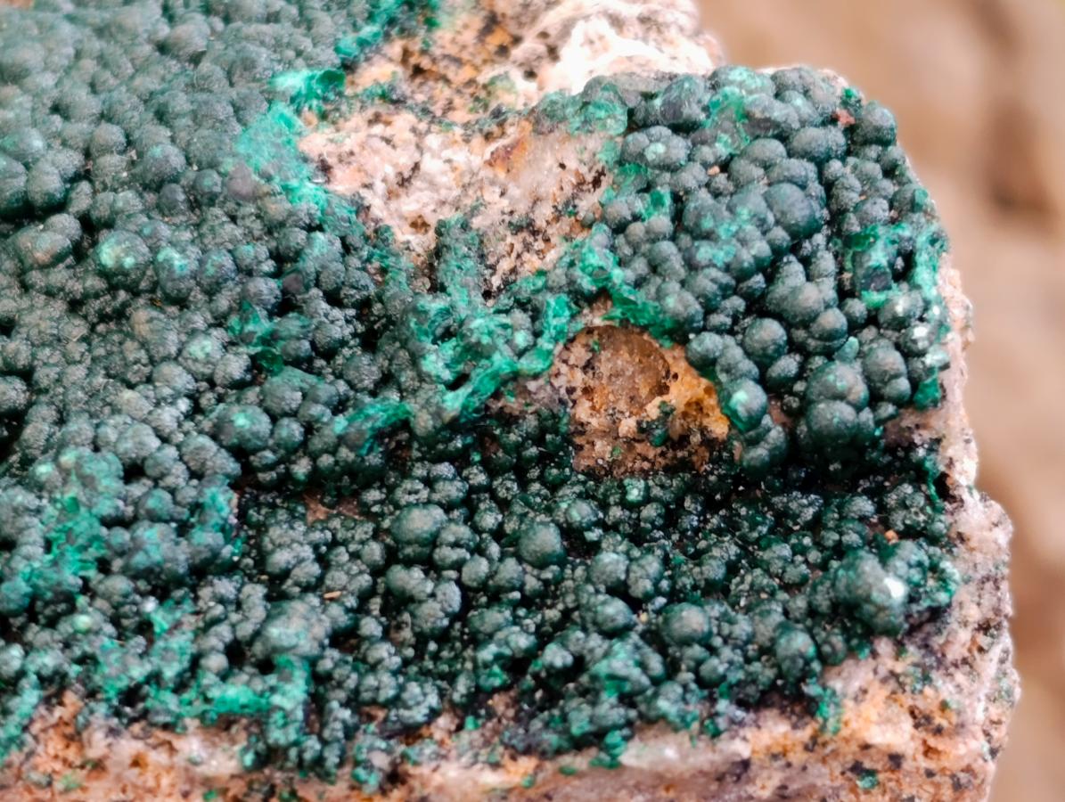 Natural Crystalline Malachite Specimens x 6 From Tenke Fungurume, Congo