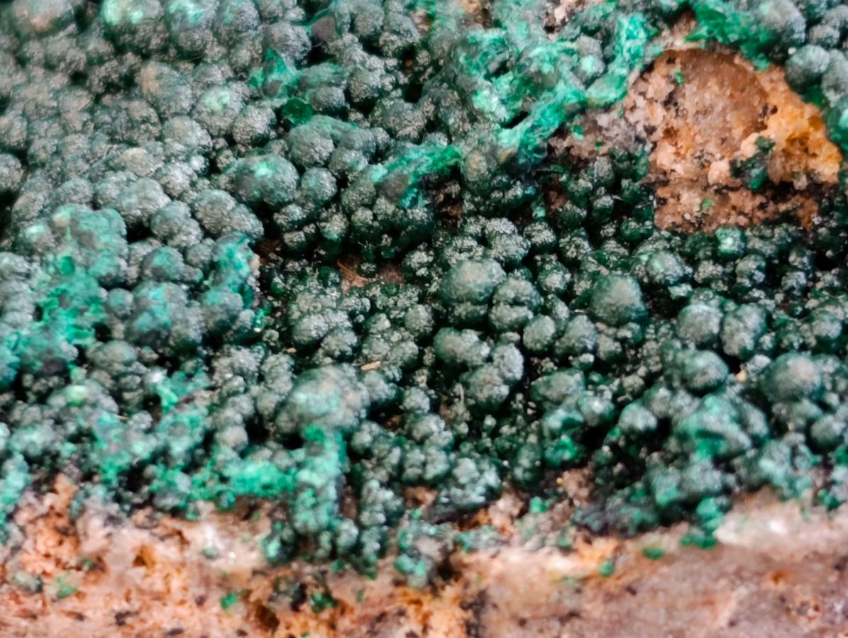 Natural Crystalline Malachite Specimens x 6 From Tenke Fungurume, Congo