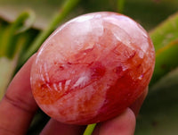 Polished Red Hematoid Quartz Spheres x 24 From Ambatondrazaka, Madagascar