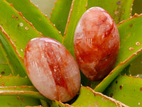 Polished Red Hematoid Quartz Spheres x 24 From Ambatondrazaka, Madagascar