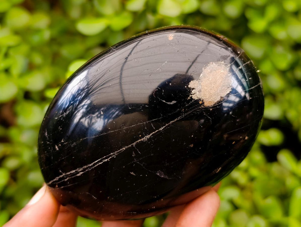 Polished Black Tourmalines with Mixed Formations x 4 From Madagascar