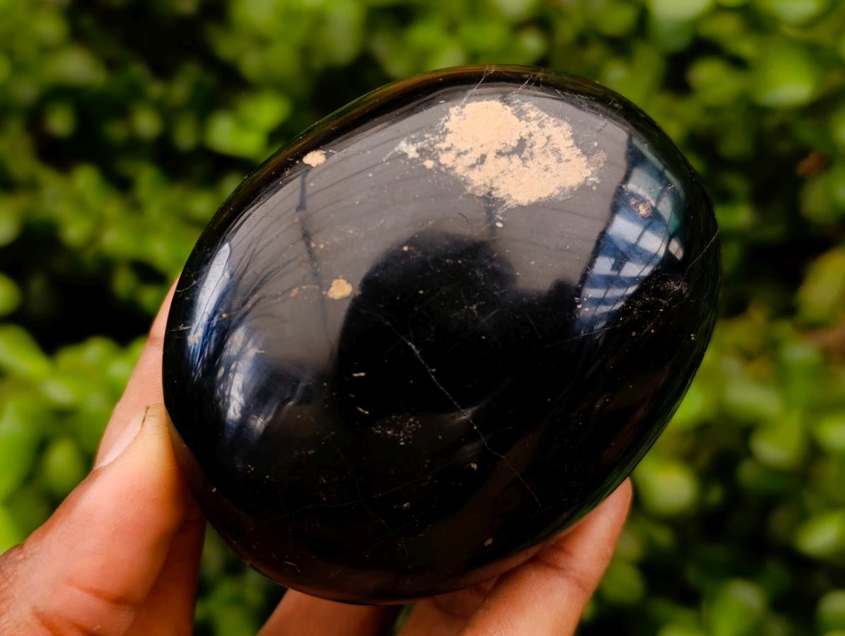 Polished Black Tourmalines with Mixed Formations x 4 From Madagascar