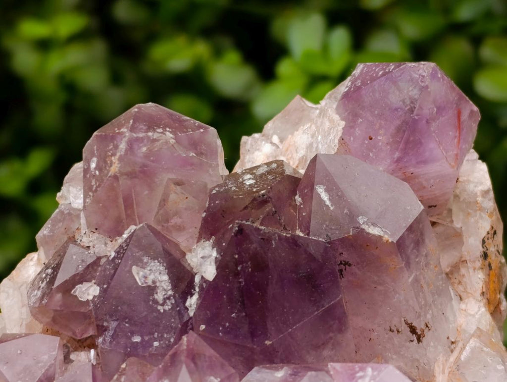 Natural Jacaranda Amethyst Crystal Clusters x 2 From Mumbwa, Zambia