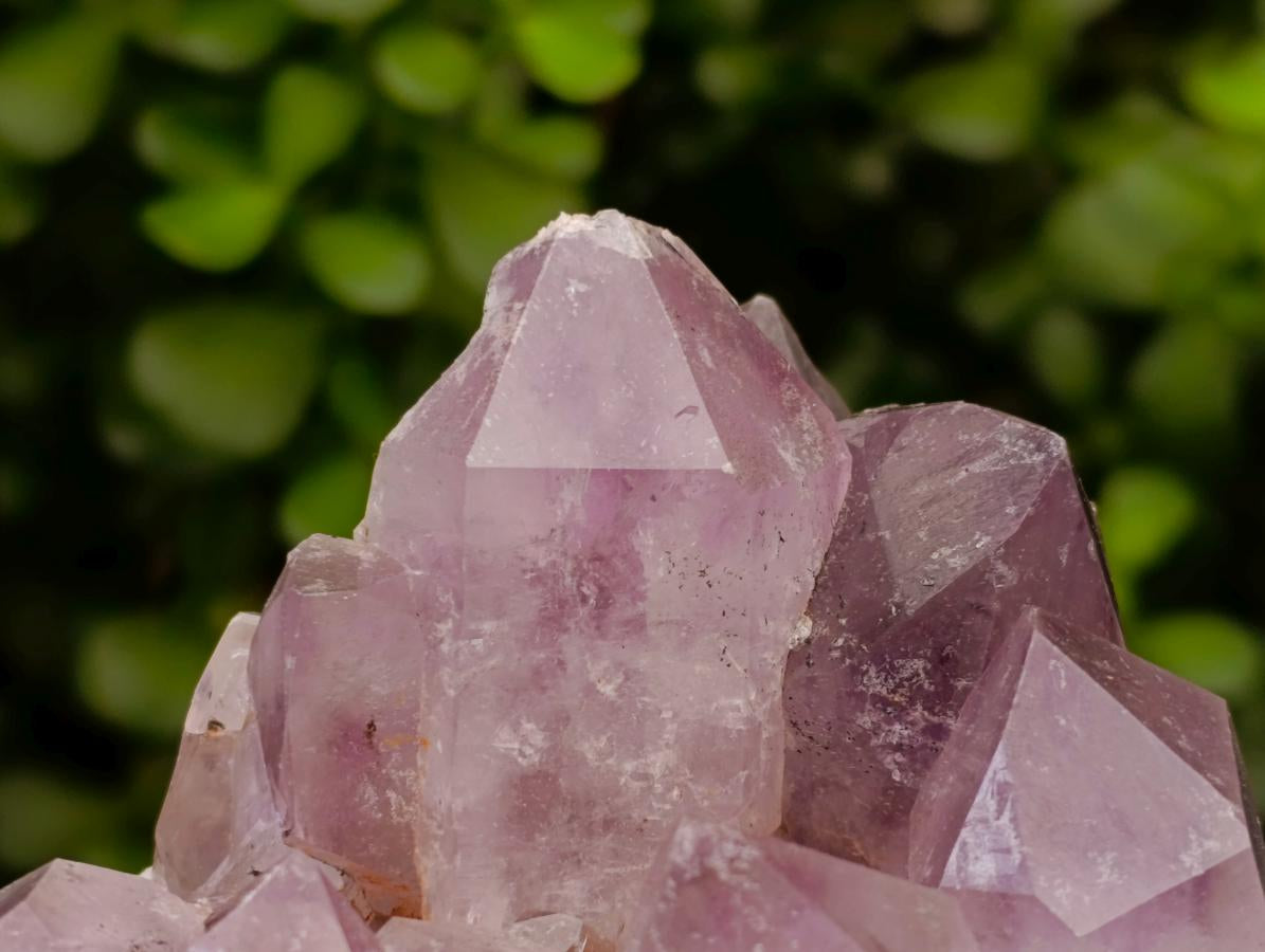 Natural Jacaranda Amethyst Crystal Clusters x 2 From Mumbwa, Zambia