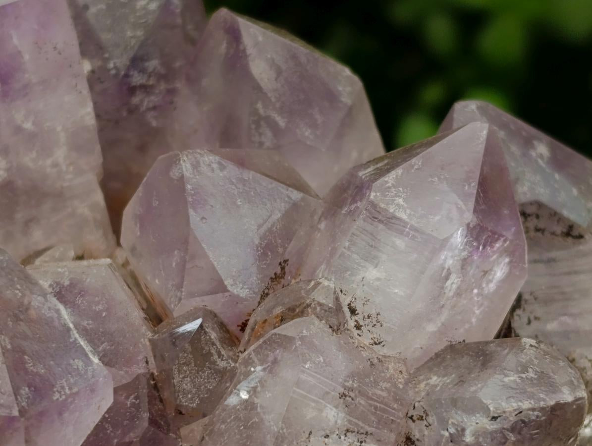 Natural Jacaranda Amethyst Crystal Clusters x 2 From Mumbwa, Zambia