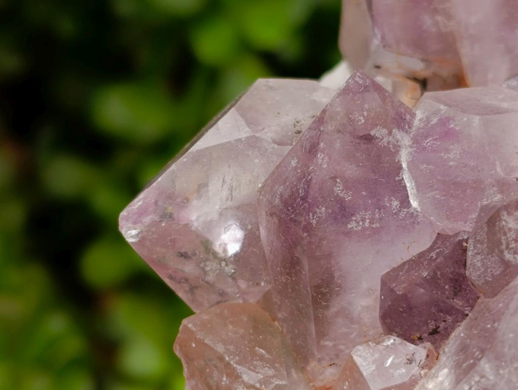 Natural Jacaranda Amethyst Crystal Clusters x 2 From Mumbwa, Zambia