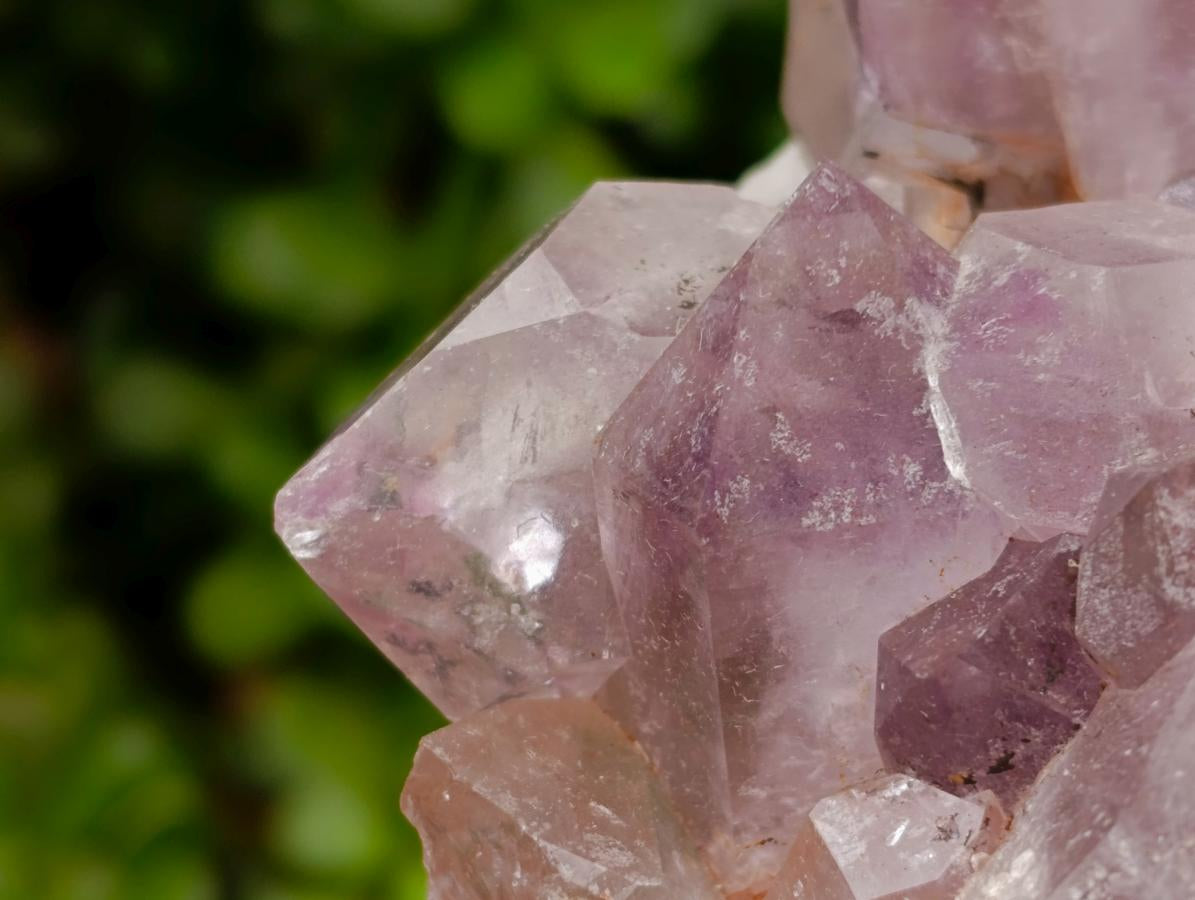 Natural Jacaranda Amethyst Crystal Clusters x 2 From Mumbwa, Zambia