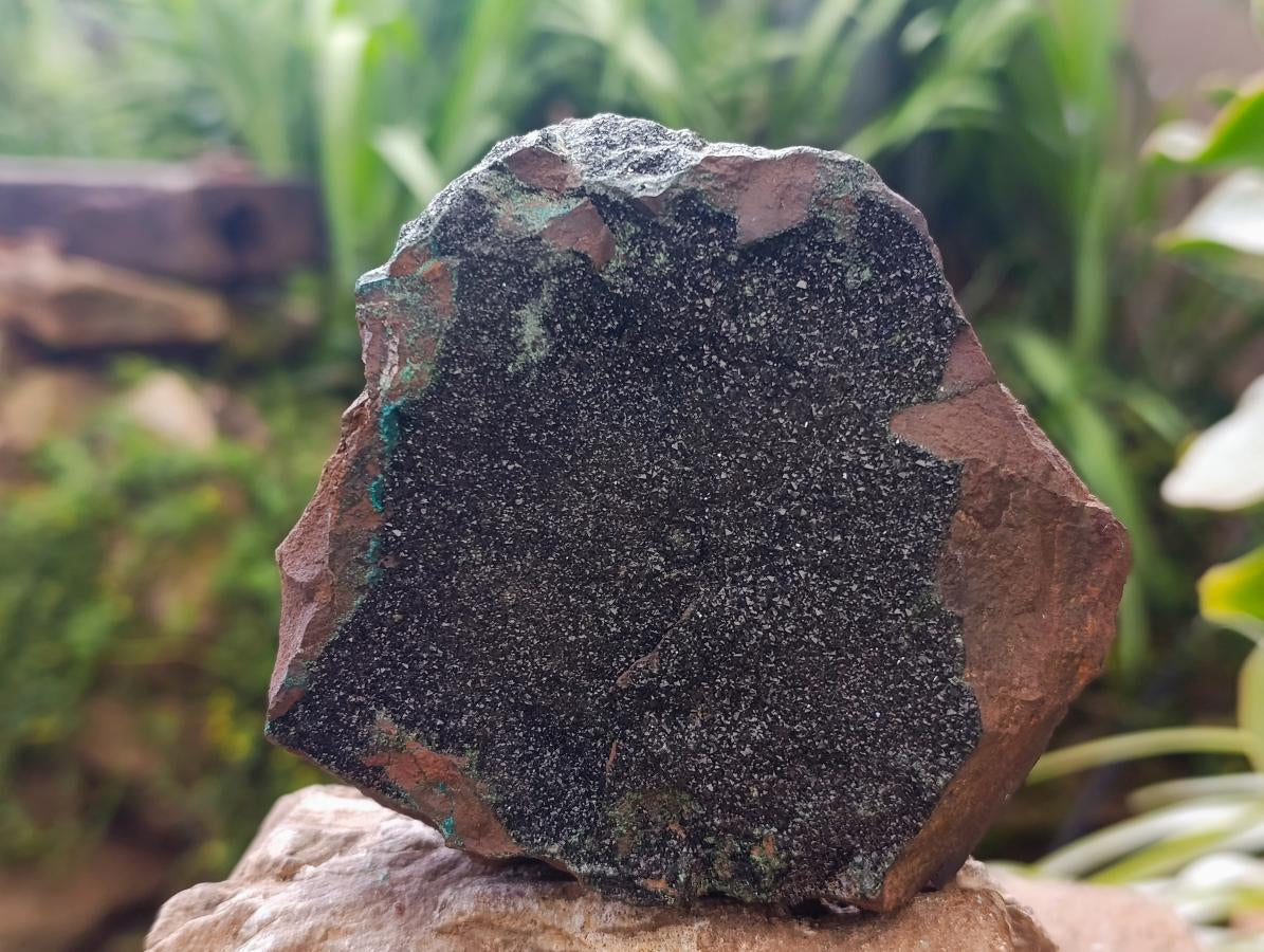 Natural Libethenite Crystals On Dolomite Matrix Specimens x 2 From Shituru, Congo
