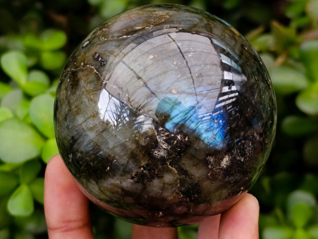 Polished Labradorite Spheres x 4 From Tulear, Madagascar