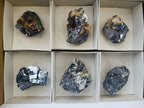 Natural Bright Silver Lead Galena Cobbed Specimens x 6 From Kaokoveld, Namibia