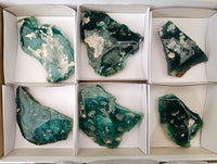 Polished On One Side Mtorolite Plates x 6 From Mutorashanga, Zimbabwe