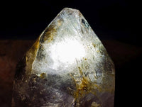 Polished XL Clear Smokey Window Crystal with Enhydro x 1 From Akansobe, Madagascar