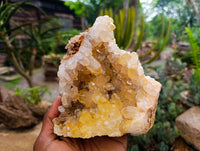 Natural Limonite Quartz Clusters x 5 From Solwezi, Zambia
