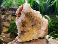 Natural Limonite Quartz Clusters x 5 From Solwezi, Zambia