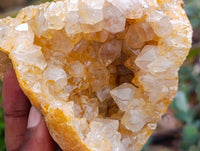 Natural Limonite Quartz Clusters x 5 From Solwezi, Zambia