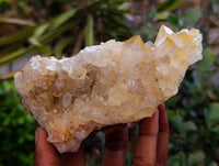 Natural Limonite Quartz Clusters x 5 From Solwezi, Zambia