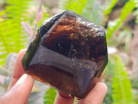 Polished Mixed Smokey Quartz Crystals x 4 From Akansobe, Madagascar