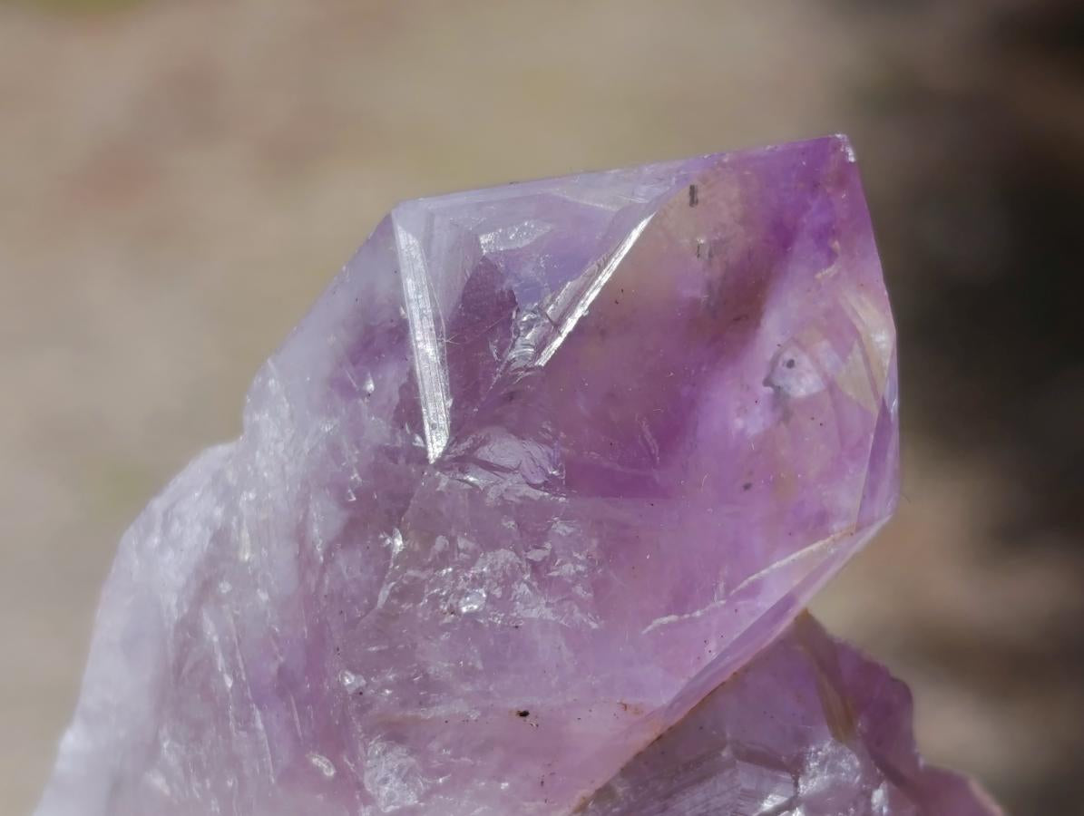 Natural Jacaranda Amethyst Crystals and Clusters x 12 From Mumbwa, Zambia