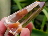 Polished Smokey Phantom Quartz Crystals X 12 From Anjozorobe, Madagascar