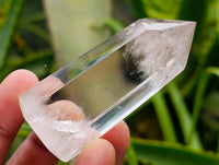 Polished Smokey Phantom Quartz Crystals X 12 From Anjozorobe, Madagascar