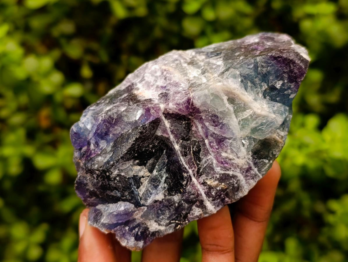 Natural Watermelon Fluorite Cobbed Specimens x 5 From Uis, Namibia