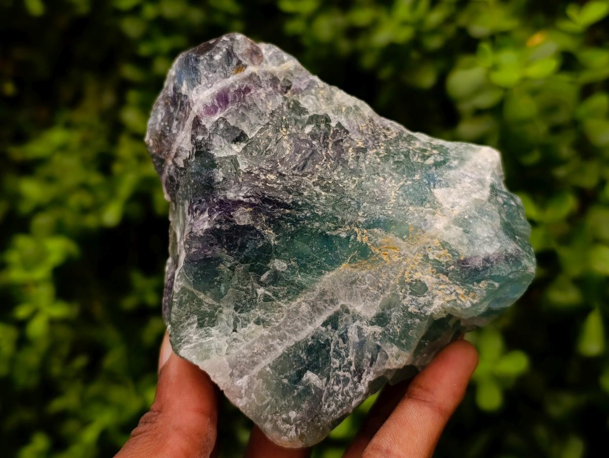 Natural Watermelon Fluorite Cobbed Specimens x 5 From Uis, Namibia