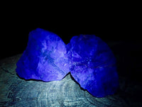 Natural Watermelon Fluorite Cobbed Specimens x 5 From Uis, Namibia