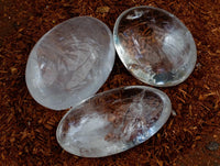 Polished Rock Crystal Galets x 12 From Amoron’i Mania Madagascar