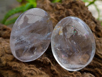 Polished Rock Crystal Galets x 12 From Amoron’i Mania Madagascar