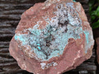 Natural Drusy Coated Chrysocolla Specimens x 2 From Lupoto Mine, Congo