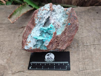 Natural Drusy Coated Chrysocolla Specimens x 2 From Lupoto Mine, Congo