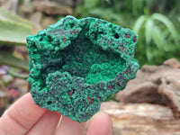 Natural Silky Malachite Specimens x 12 From Kasompe, Congo