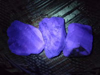 Natural Watermelon Fluorite Cobbed Specimens x 24 From Uis, Namibia