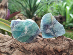 Natural Watermelon Fluorite Cobbed Specimens x 24 From Uis, Namibia