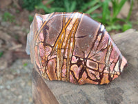 Polished On One Side Nguni and Jupiter Jasper x 3 From Northern Cape, South Africa