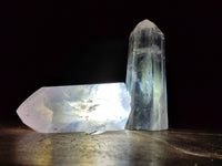 Polished Pearl Girasol and Girasol Quartz Crystals x 4 From Ambatondrazaka, Madagascar