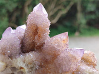 Natural Amethyst and Ametrine Spirit Clusters x 4 From Boekenhouthoek, South Africa