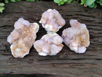 Natural Amethyst and Ametrine Spirit Clusters x 4 From Boekenhouthoek, South Africa
