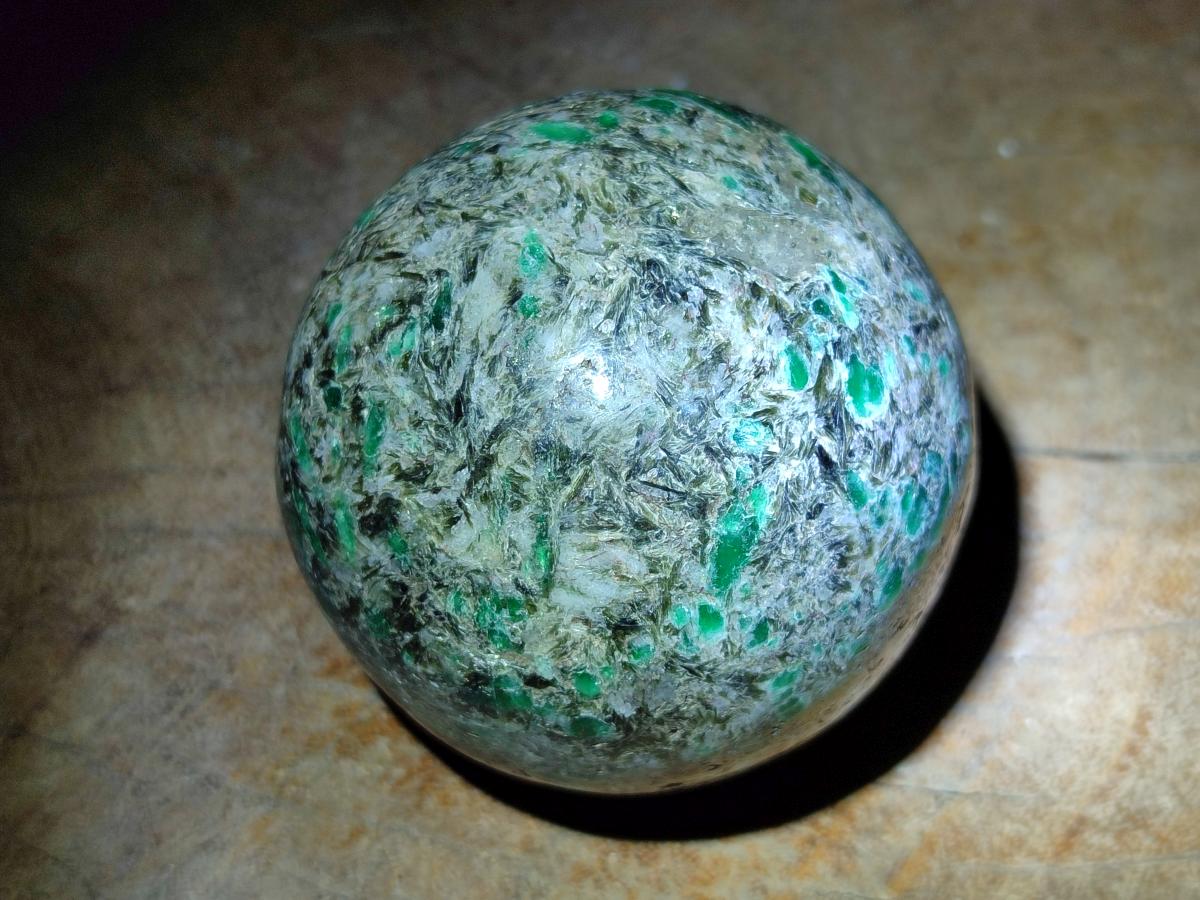 Polished Emerald Mica 'Mutokolite' Standing Free Forms x 2 From Mutoko, Zimbabwe