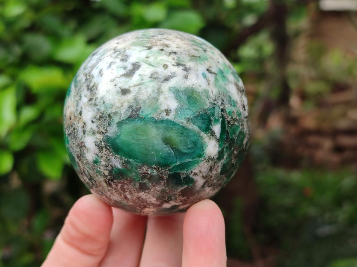 Polished Emerald Mica 'Mutokolite' Standing Free Forms x 2 From Mutoko, Zimbabwe