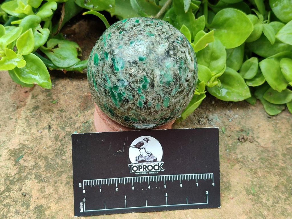 Polished Emerald Mica 'Mutokolite' Standing Free Forms x 2 From Mutoko, Zimbabwe