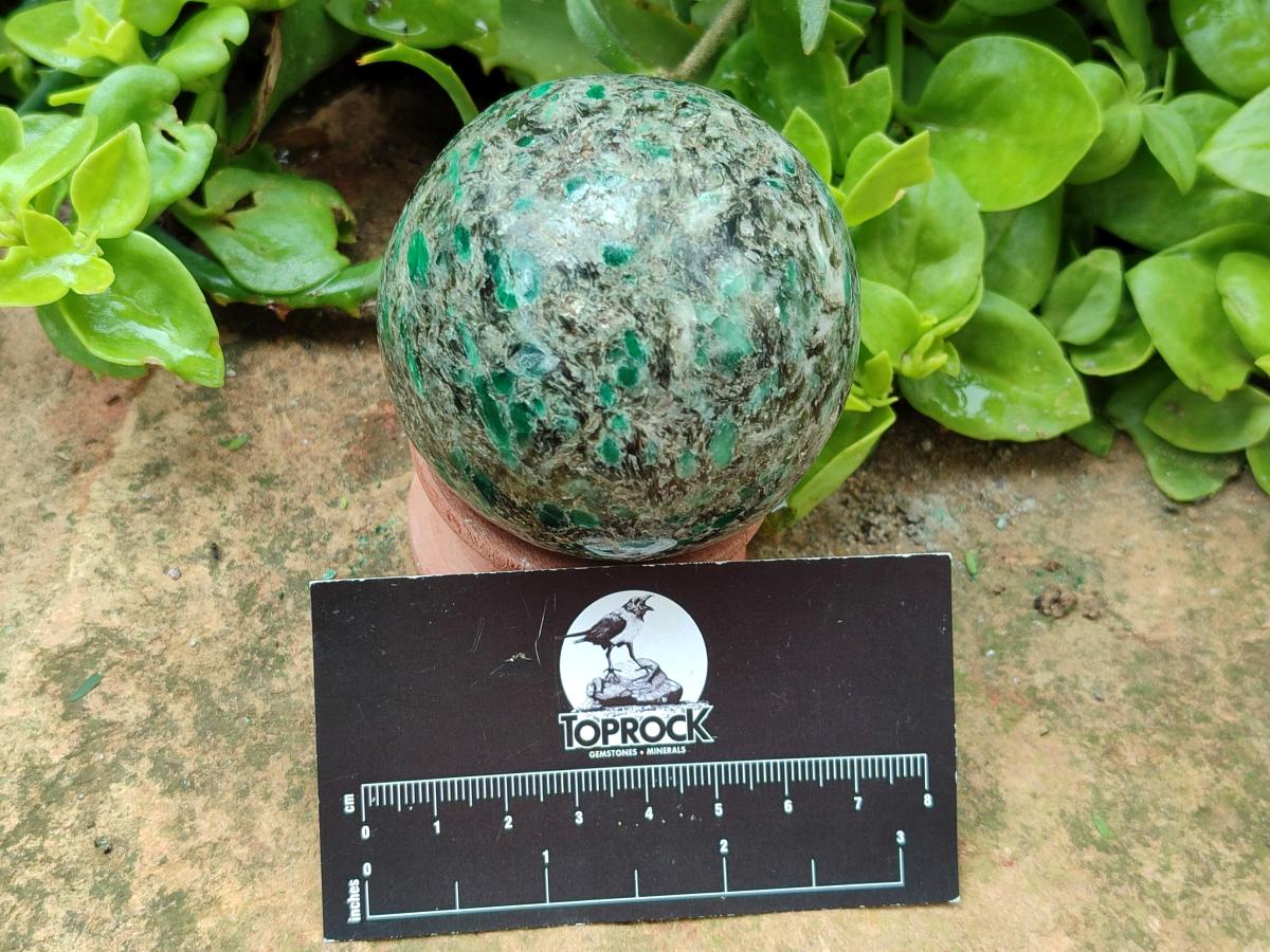 Polished Emerald Mica 'Mutokolite' Standing Free Forms x 2 From Mutoko, Zimbabwe