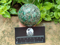 Polished Emerald Mica 'Mutokolite' Standing Free Forms x 2 From Mutoko, Zimbabwe