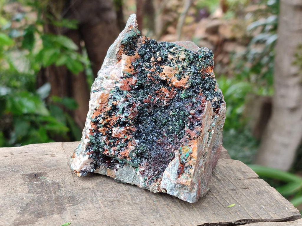 Natural Libethenite Crystals On Dolomite Matrix Specimens x 3 From Shituru, Congo